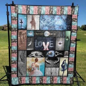 Love Ballet Quilt Blanket Ht10  Quilt
